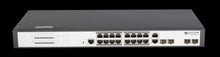 Load image into Gallery viewer, Bdcom 16 Port Gigabit PoE Switch, fully managed switch featuring gigabit 802.3af/at PoE, 16 x GB PoE Ports and 4 x SFP Ports, Layer 2, Bdcom-S2520P