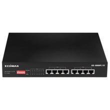 Load image into Gallery viewer, Edimax 8 Port Unmanaged Long Range Gigabit PoE+ Switch, with DIP Switch, PoE Power budget 70W, port-based VLAN and QoS, ED-GS-1008PL-V2