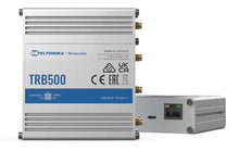 Load image into Gallery viewer, Teltonika Industrial 5G Gateway, compatible with 4G, 1x SIM Slot, 1 Gbps Ethernet port, On 4-pin socket, Digital input, Digital open collector output