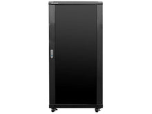 Load image into Gallery viewer, Linkbasic 22U 600mm Deep Server Cabinet, 2x Fans & 2x Shelves (included), Cold Rolled Steel & Powder Coated, Free Standing, 1166 x 600 x 600mm (H×W×D)