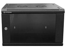 Load image into Gallery viewer, Linkbasic 6U 550mm Deep Swing Frame Wall Box, Wall-Mount, Cold Rolled Steel and Powder Coated (Material), 370×600×550 mm (H×W×D), supplied flat-packed - Let's Fibre Technologies