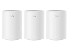 Load image into Gallery viewer, Cudy Dual Band WiFi 6 1800Mbps Gigabit Mesh 3 Pack, 802.11ax WiFi 6 mesh system, featuring 2xGbit Ethernet Ports, integrated antennas | M1800 (3-Pack)
