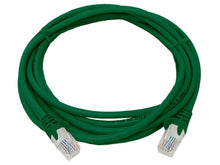 Load image into Gallery viewer, Linkbasic 3 Meter UTP Cat5e Flylead Green, supplied moulded with boots, rated for 10/100/1000Mbps data transmission speeds with Stranded Bare Copper