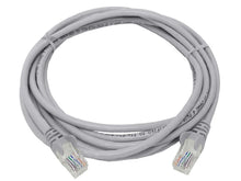 Load image into Gallery viewer, Linkbasic 3 Meter UTP Cat5e Flylead Grey, supplied moulded with boots, rated for 10/100/1000Mbps data transmission speeds with Stranded Bare Copper