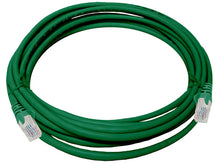 Load image into Gallery viewer, Linkbasic 5 Meter UTP Cat5e Flylead Green, supplied moulded with boots, rated for 10/100/1000Mbps data transmission speeds with Stranded Bare Copper
