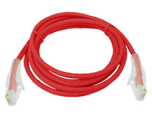 Load image into Gallery viewer, Linkbasic FLY-6-2R 2 Meter UTP Cat6 Flylead Red, moulded with boots, rated for 10/100/1000/10 000Mbps data transmission speeds with stranded copper