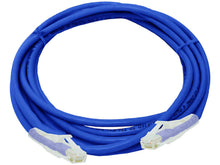 Load image into Gallery viewer, Linkbasic FLY-6-3B 3 Meter UTP Cat6 Flylead Blue, moulded with boots, rated for 10/100/1000/10 000Mbps data transmission speeds with stranded copper