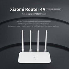 Load image into Gallery viewer, Original Xiaomi Mi Router 4A Gigabit Version 2.4G 5GHz 1167Mbps WiFi Repeater 4 Antenna Wireless Network Extender - Let's Fibre Technologies