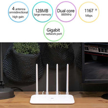 Load image into Gallery viewer, Original Xiaomi Mi Router 4A Gigabit Version 2.4G 5GHz 1167Mbps WiFi Repeater 4 Antenna Wireless Network Extender - Let's Fibre Technologies