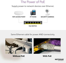 Load image into Gallery viewer, Netgear GS108PE 8-Port Gigabit Ethernet Smart Managed Plus PoE Switch with 4 x PoE 53W, and ProSAFE Limited Lifetime Protection - Let's Fibre Technologies