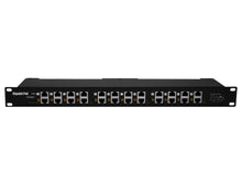 Load image into Gallery viewer, Gigabit Passive PoE Injector Ethernet Ports: 24x 10/100/1000 (12x PoE ; 12x Ethernet), 1300mA, Power Input: 18-57V Power Supply | POE-12G