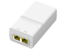 Load image into Gallery viewer, Procet Gigabit 52V 30W PoE Adapter with No Cable, Ethernet Ports 2x10/100/1000, PoE Output: 52V 0.58A Passive PoE, Input 1x Clover Power Cable | EN30G