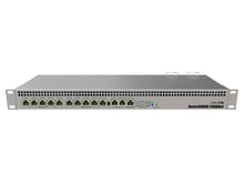Load image into Gallery viewer, MikroTik 13 Port Gigabit 4 Core L6 Rack-Mount Router, 4 Core rack-mount router with 13x GbE ports, 1x Micro SD card slot, Dual IEC power | RB1100x4
