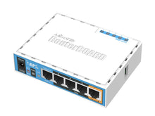 Load image into Gallery viewer, MikroTik hAP ac Lite Dual Band 5 Port Ethernet WiFi Router - 2.4GHz/5GHz - 300Mbps/433Mbps, RouterOS L4, 12V-30V (Passive PoE)Input | RB952Ui-5ac2nD - Let's Fibre Technologies