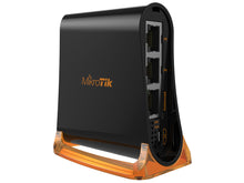Load image into Gallery viewer, MikroTik hAP Mini 2.4GHz 3 Port Ethernet WiFi Router, Wireless Access Point, with RouterOS L4, 1.5dBi Antenna, 300Mbps, 5V 1A MicroUSB PSU | RB931-2nD