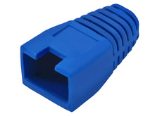 Load image into Gallery viewer, Linkbasic Blue Boots RJ45, Over-RJ Design, High Density Polyethylene (HDPE), provides plug tab protection and easy UTP cable-end colour identification