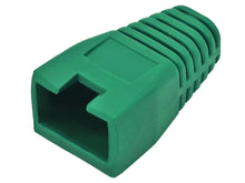 Load image into Gallery viewer, Linkbasic Green Boots RJ45, Over-RJ Design, High Density Polyethylene (HDPE), Provides Plug Tab Protection & easy UTP cable-end colour identification