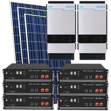 Load image into Gallery viewer, 375W / 8.8kw Solar BackUp System for Home Business/Canadian Solar/Sunsynk /Kodak/Victron/plus Installation - Let's Fibre Technologies