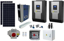 Load image into Gallery viewer, 375W / 8.8kw Solar BackUp System for Home Business/Canadian Solar/Sunsynk /Kodak/Victron/plus Installation - Let's Fibre Technologies