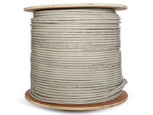 Load image into Gallery viewer, Linkbasic 305M Drum Cat5e Solid Shielded Grey FTP Cable, 4 Pairs FTP - Solid Bare Copper, Contains Tinned Copper ESD Drain Wire, with PVC Outer Jacket - Let's Fibre Technologies