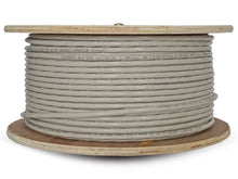 Load image into Gallery viewer, Linkbasic UTP-6100A 100M Drum Cat6a Solid Grey UTP Cable, can support data rates of 10Gbps at 100m's, 4 pair Solid Bare Copper