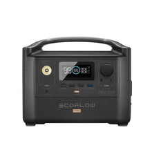 Load image into Gallery viewer, Ecoflow River Pro Portable Power Station, Featuring 720Wh Battery, 600W Output, 200W Solar, with South African Standard Power Socket, Battery Backup