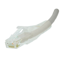 Load image into Gallery viewer, Linkbasic 50cm UTP Cat6 Flylead Grey, moulded with boots, rated for 10/100/1000/10 000Mbps data transmission speeds with stranded copper - Let's Fibre Technologies