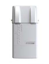 Load image into Gallery viewer, MikroTik BaseBox 2 - Outdoor WiFi Router - 2.4GHz Radio, USB Port - 2 RP-SMA Female Connectors, with 600MHz CPU, 64MB RAM, RouterOS L4, PoE in, 8V-30V