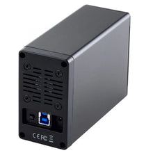 Load image into Gallery viewer, High-Speed Data Transfer with RCT 2.5inch 2-Bay RAID SATA3 to USB3.0 Enclosure, Compatible with Windows and Mac, Portable and Easy to Use