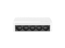 Load image into Gallery viewer, Tenda 5-Port Fast Ethernet Switch, Desktop or Wall-mountable, 5x 10/100Mbps Ports, Plug & Play, 5v PSU included, designed for SOHO, full duplex | S105