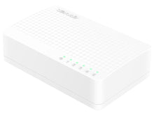 Load image into Gallery viewer, Tenda 5-Port Fast Ethernet Switch, Desktop or Wall-mountable, 5x 10/100Mbps Ports, Plug & Play, 5v PSU included, designed for SOHO, full duplex | S105