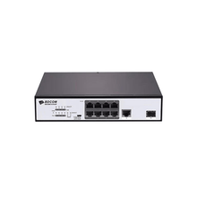 Load image into Gallery viewer, BDCOM 8-port Fast Ethernet PoE Switch with 1-port SFP and 1-port Base-T - 120W - 8-Port 10/100 POE switch, (8 x POE ports, 1 x SFP, 1 x Base-T port)