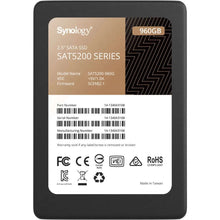 Load image into Gallery viewer, Synology SAT5200-960G 960GB 2.5" SATA SSD Hard Drive - Read 530Mb/s, Write 500Mb/s - Internal - RoHS compliance - Serial ATA - 5 Year Warranty