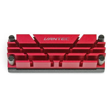 Load image into Gallery viewer, Vantec HS-NVMe150-Rd Iceberg Q M.2 NVMe 2280 SSD Heat Sink in Red, Efficiently Cools Down Your NVMe SSD Drive, Compatible with M.2 NVMe 2280 SSDs