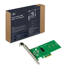 Load image into Gallery viewer, Vantec UGT-M2pc100 Adp M.2 NVMe SSD PCIe x4 Adapter, Drivers included, Quick installation guide, PCI Express Host Interface, USB 3.0 Output Interface