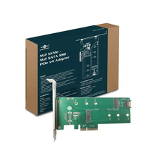 Load image into Gallery viewer, Vantec UGT-M2pc200 Adp M.2 NVMe + M.2 SATA SSD(Solid State Drive) PCIe x4 Adapter, PCI Express Host Interface, PCIe 3.0 Expansion Card Standard