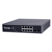 Load image into Gallery viewer, Vivotek Aw-Gev-104c-130 Managed Websmart Networking Switch, Featuring 8x Gigabit PoE Ports, 2x SFP Ports, 130W Power Consumption, Gigabit PoE Switch