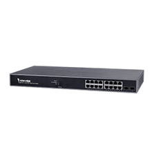 Load image into Gallery viewer, Vivotek AW-GEV-184B-250 Web Smart Managed Gigabit Switch, Featuring 16x Gigabit Ethernet PoE Ports, with 2x Gigabit Ethernet SFP Ports, PoE Switch