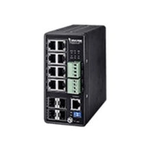 Load image into Gallery viewer, Vivotek AW-IHT-1271 L2+ Managed PoE Industrial Switch, 8x PoE+, 4x SFP, Gigabit Ethernet (10/100/1000), 240W, 24 Gbit/s Switching, 48 VDC PSU required