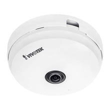 Load image into Gallery viewer, Vivotek FE9180-h Indoor Fisheye IP Security Camera, Wired, CE, LVD, FCC Class B, VCCI, C-Tick, UL, Ceiling, White, H.265 5MP, WDR Pro, 1-Way Audio