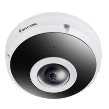 Load image into Gallery viewer, Vivotek FE9380-HV Outdoor Fisheye Security Camera, 5MP, H.265, 10-meter IR, WDR Pro, Mic, Weather-proof IP66-rated and Vandal-proof IK10-rated Housing