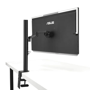 ASUS ZenScreen|24” 1080P|Portable USB Monitor (MB249C)|FHD|IPS|Type-C|Speaker|Multi-stand Design  Kickstan|C-clamp Arm|Partition