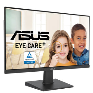 Asus VA27EHF Eye Care Monitor | 27 inch | IPS Full HD | Frameless | 100Hz | Adaptive-Sync | 1ms MPRT | HDMI | Low Blue Light | Flicker Free | Vesa