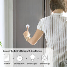 Load image into Gallery viewer, TP-Link Tapo S200B Smart Button, 868 MHz, battery powered (1*CR2032), Control and set multiple lights, electronics, and other Tapo smart devices
