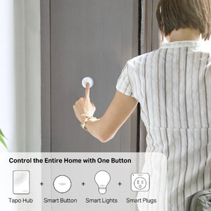 TP-Link Tapo S200B Smart Button, 868 MHz, battery powered (1*CR2032), Control and set multiple lights, electronics, and other Tapo smart devices