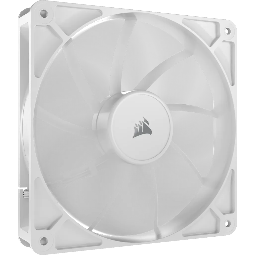 CORSAIR RS140 140mm PWM Fan, Fan, Fan diameter: 14 cm, Rotational speed (min): 330 RPM, Rotational speed (max): 1700 RPM, Product colour: White