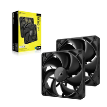 Load image into Gallery viewer, CORSAIR RX Series, iCUE LINK RX140, 140mm Fan; Dual Pack, Noise level (high speed): 36 dB, Maximum airflow: 95.7 cfm, Product colour: Black
