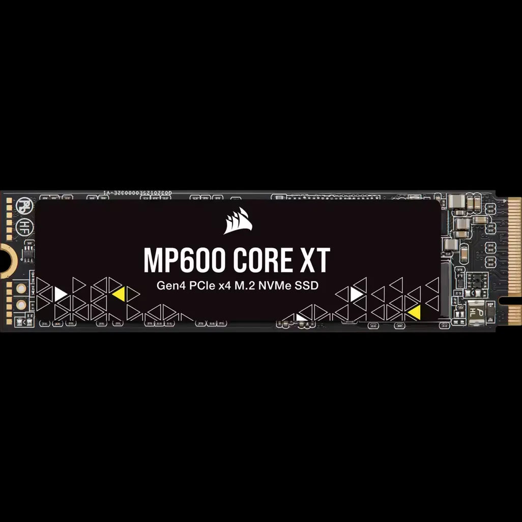 Corsair MP600 CORE XT 2TB NVMe PCIe M.2 SSD, Read speed 5000 MB/s, Write speed 4400 MB/s, Component for PC/Laptop