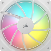 Load image into Gallery viewer, CORSAIR RS140 ARGB 140mm PWM Fans Dual Pack, White, Noise level (high speed): 36 dB, Maximum airflow: 95.5 cfm, Product colour: White
