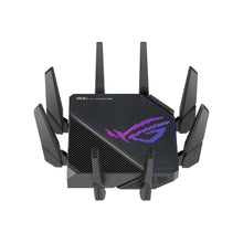 Load image into Gallery viewer, Asus GT-AX11000 Pro Tri-band WiFi 6 (802.11ax) gaming router; 10G port; 2.5G WAN port; dual WAN; AiMesh support; VPN Fusion; Tri-Band router
